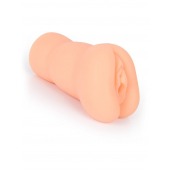 Телесный мастурбатор-вагина с 2 эрекционными кольцами в комплекте - Sexy Girl - в Сергиевом Посаде купить с доставкой