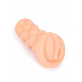 Телесный мастурбатор-вагина с вибропулей и эрекционными кольцами в комплекте - Sexy Girl - в Сергиевом Посаде купить с доставкой