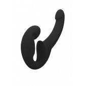 Черный безремневой страпон Share Lite - Fun Factory - купить с доставкой в Сергиевом Посаде