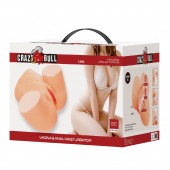 Телесный мастурбатор Liora с 2 любовными тоннелями - Baile - в Сергиевом Посаде купить с доставкой