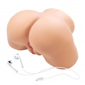 Телесный мастурбатор Olivia с 2 любовными отверстиями - Baile - в Сергиевом Посаде купить с доставкой