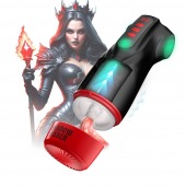 Интерактивный мастурбатор Raven с вакуумом, вибрацией и подсветкой - Shots Media BV - в Сергиевом Посаде купить с доставкой