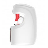 Белый мастурбатор с язычком и возвратно-поступательными движениями - Secwell - в Сергиевом Посаде купить с доставкой