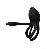 Черное эрекционное виброкольцо Bayek с пультом ДУ - Zalo - в Сергиевом Посаде купить с доставкой