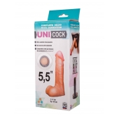 Фаллическая насадка Харнесс UNICOCK 5,5  - 17 см. - LOVETOY (А-Полимер) - купить с доставкой в Сергиевом Посаде