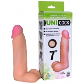 Фаллическая насадка Харнесс UNICOCK 7  - 19 см. - LOVETOY (А-Полимер) - купить с доставкой в Сергиевом Посаде
