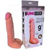 Фаллическая насадка Харнесс UNICOCK 9  - 24 см. - LOVETOY (А-Полимер) - купить с доставкой в Сергиевом Посаде