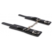 Манжеты с ремешками и карабинами для сцепки - Пикантные штучки - купить с доставкой в Сергиевом Посаде