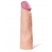 Реалистичная насадка с ярко выраженной головкой - 16,5 см. - A-toys - в Сергиевом Посаде купить с доставкой