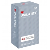 Презервативы с точками Unilatex Dotted - 12 шт. + 3 шт. в подарок - Unilatex - купить с доставкой в Сергиевом Посаде