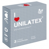Презервативы с точками Unilatex Dotted - 3 шт. - Unilatex - купить с доставкой в Сергиевом Посаде