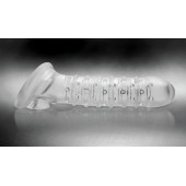 Утолщающая ребристая насадка на пенис - Доминирующее кольцо - в Сергиевом Посаде купить с доставкой