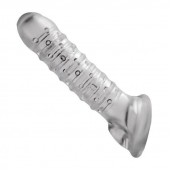 Утолщающая ребристая насадка на пенис - Доминирующее кольцо - в Сергиевом Посаде купить с доставкой