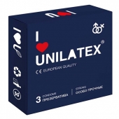 Ультрапрочные презервативы Unilatex Extra Strong - 3 шт. - Unilatex - купить с доставкой в Сергиевом Посаде