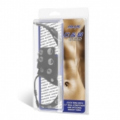 Утяжка на пенис и мошонку Cock Ring With 1.5  Ball Stretcher And Optional Weight Ring - BlueLine - купить с доставкой в Сергиевом Посаде