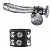 Ремень на член и мошонку 1.5  Cock Ring With Ball Strap - BlueLine - купить с доставкой в Сергиевом Посаде