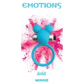 Голубое эрекционное виброколечко Emotions Minnie Breeze - Lola Games - в Сергиевом Посаде купить с доставкой