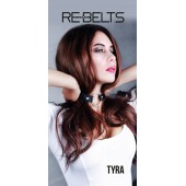 Чёрный кожаный чокер-кляп Tyra Black - Rebelts - купить с доставкой в Сергиевом Посаде
