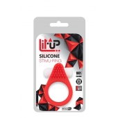 Красное эрекционное кольцо LIT-UP SILICONE STIMU RING 1 RED - Dream Toys - в Сергиевом Посаде купить с доставкой