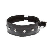 Полиуретановый ошейник с пуклями Collar with Studs - Blush Novelties - купить с доставкой в Сергиевом Посаде