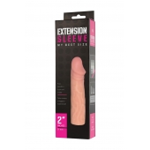 Телесная насадка-удлинитель Extension sleeve - 17 см. - Sitabella - в Сергиевом Посаде купить с доставкой