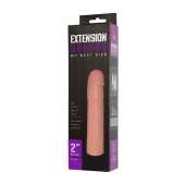 Насадка-удлинитель Extension sleeve телесного цвета - 18,5 см. - Sitabella - в Сергиевом Посаде купить с доставкой
