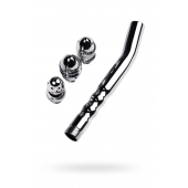 Металлический анальный душ с тремя насадками - ToyFa - купить с доставкой в Сергиевом Посаде