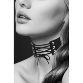 Оригинальный ошейник-чокер со шнуровкой - Bijoux Pour Toi - купить с доставкой в Сергиевом Посаде