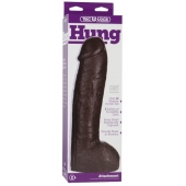 Большая насадка для трусиков Vac-U-Lock Realistic Hung - 31,7 см. - Doc Johnson - купить с доставкой в Сергиевом Посаде