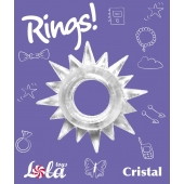 Прозрачное эрекционное кольцо Rings Cristal - Lola Games - в Сергиевом Посаде купить с доставкой