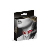 Красный чокер с замком в форме сердца - Bijoux Pour Toi - купить с доставкой в Сергиевом Посаде
