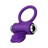 Фиолетовое виброкольцо с ресничками JOS PERY - JOS - в Сергиевом Посаде купить с доставкой