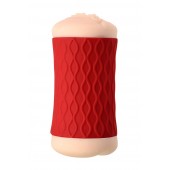 Двухсторонний мастурбатор JOS  NADIN в красном цилиндре - JOS - в Сергиевом Посаде купить с доставкой