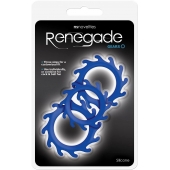 Набор из 3 синих эрекционных колец Renegade Gears - NS Novelties - в Сергиевом Посаде купить с доставкой