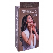 Кляп-трензель Lora с металлическими кольцами - Rebelts - купить с доставкой в Сергиевом Посаде