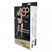 Комплект наручников и поножей LUXURIOUS BED RESTRAINT CUFF SET - Blush Novelties - купить с доставкой в Сергиевом Посаде