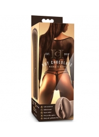 Коричневый мастубратор-вагина Nicole s Kitty - Blush Novelties - в Сергиевом Посаде купить с доставкой