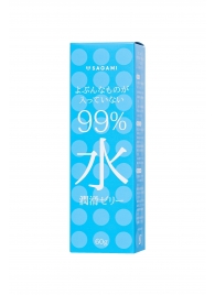 Смазка на водной основе Sagami Water 99% - 60 гр. - Sagami - купить с доставкой в Сергиевом Посаде