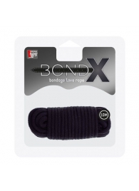 Черная веревка для связывания BONDX LOVE ROPE - 10 м. - Dream Toys - купить с доставкой в Сергиевом Посаде