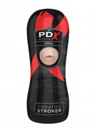 Мастурбатор-ротик Vibrating Oral Stroker - Pipedream - в Сергиевом Посаде купить с доставкой