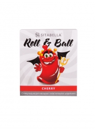 Стимулирующий презерватив-насадка Roll   Ball Cherry - Sitabella - купить с доставкой в Сергиевом Посаде