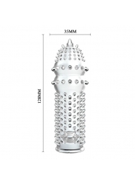 Закрытая прозрачная насадка Crystal sleeve - 14,2 см. - Erowoman-Eroman - в Сергиевом Посаде купить с доставкой
