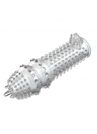 Закрытая прозрачная насадка Crystal sleeve - 14,2 см. - Erowoman-Eroman - в Сергиевом Посаде купить с доставкой
