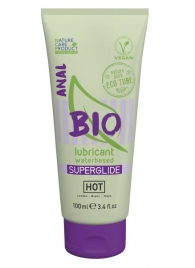 Интимный увлажняющий анальный гель BIO SuperGlide - 100 мл. - HOT - купить с доставкой в Сергиевом Посаде