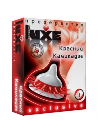 Презерватив LUXE  Exclusive   Красный Камикадзе  - 1 шт. - Luxe - купить с доставкой в Сергиевом Посаде