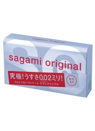 Ультратонкие презервативы Sagami Original - 6 шт. - Sagami - купить с доставкой в Сергиевом Посаде