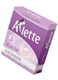 Классические презервативы Arlette Classic - 3 шт. - Arlette - купить с доставкой в Сергиевом Посаде