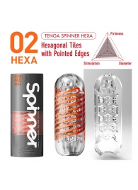 Мастурбатор SPINNER Hexa - Tenga - в Сергиевом Посаде купить с доставкой