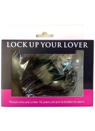 Черные меховые наручники Love с ключиками - Baile - купить с доставкой в Сергиевом Посаде