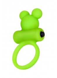 Зеленое виброкольцо на пенис A-Toys - A-toys - в Сергиевом Посаде купить с доставкой